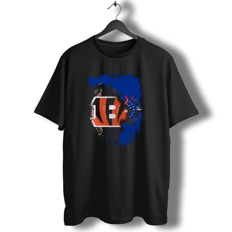 North Dakota State Pride With Cincinnati Bengals T Shirt 1 T Shirt 1