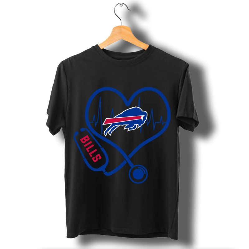 Nurse-Heartbeat-Love-Buffalo-Bills-T-Shirt_T-Shirt-1 Nurse Heartbeat Love Buffalo Bills T Shirt T Shirt 1