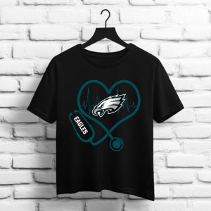 Nurse Heartbeat Love Philadelphia Eagles shirt