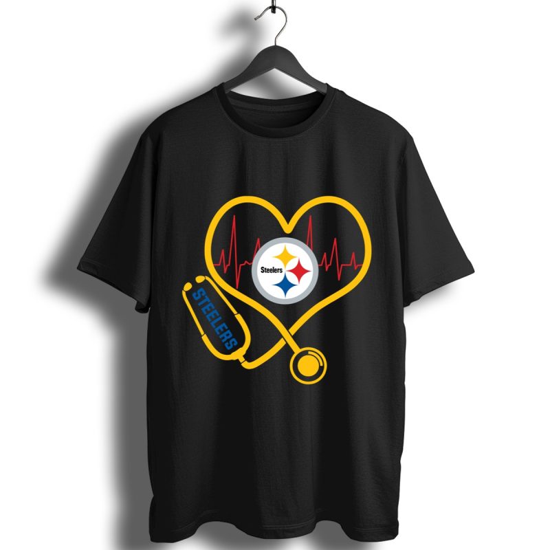 Nurse Heartbeat Love Pittsburgh Steelers Shirt T Shirt 1