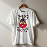 Nybro-Vikings-Hockey-Red-Viking-Head-With-Crossed-Hockey-Sticks-T-Shirt-1_t-shirt-1