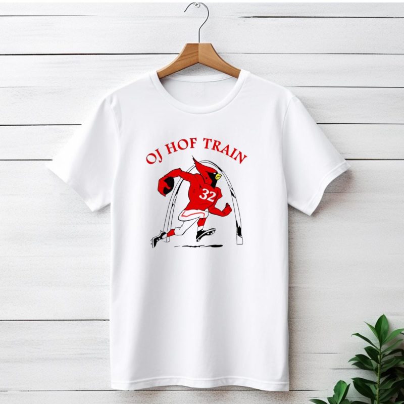 Oj Hof Train Arizona Cardinals 32 Football Rugged Bird T Shirt 1 T Shirt 1