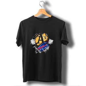 Oakland Athletics Buffalo Bills Mashup T-Shirt