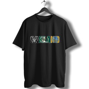 Oakland Raiders Athletics Golden State Warriors T-Shirt