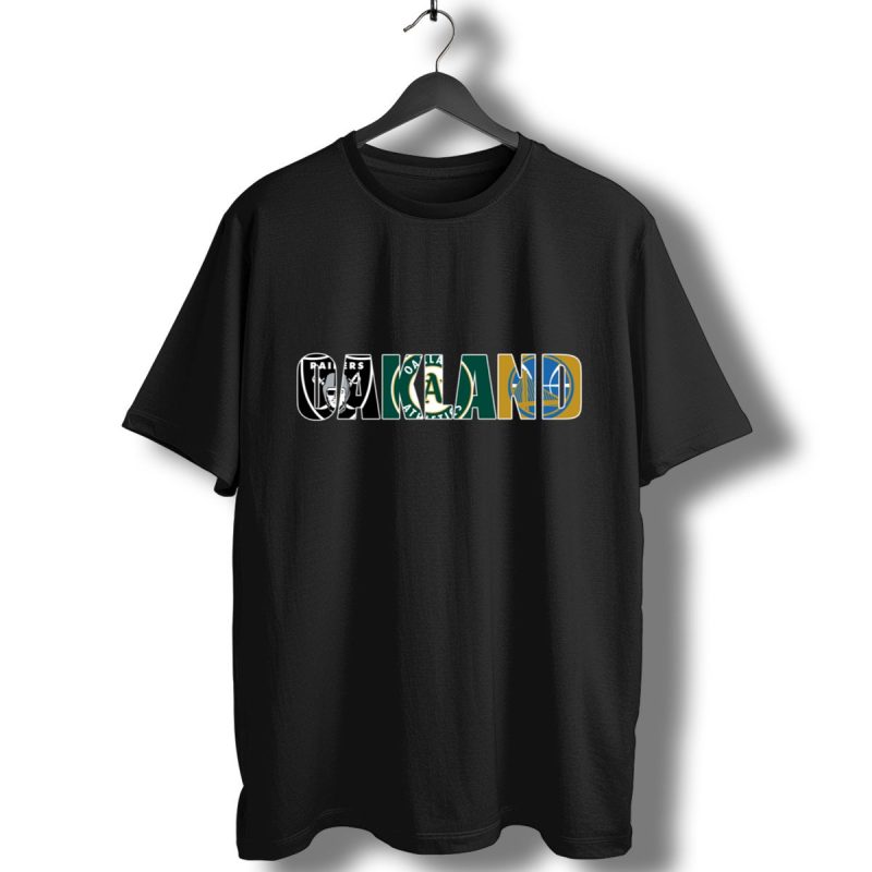 Oakland Raiders Athletics Golden State Warriors T Shirt T Shirt 1