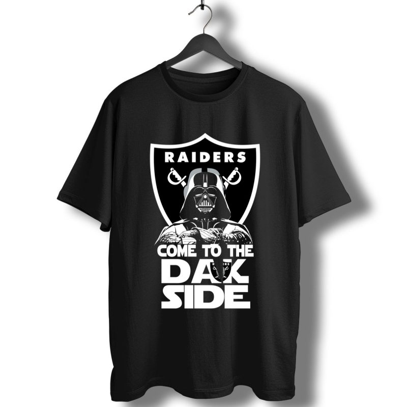 Oakland Raiders Come To The Dak Side Dark Vader T Shirt T Shirt 1