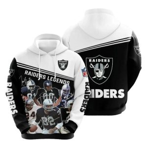 Oakland Raiders Legends AOP Hoodie