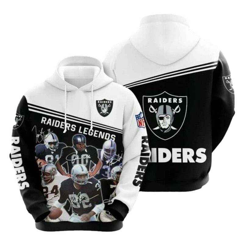 Oakland Raiders Legends Aop Hoodie 1