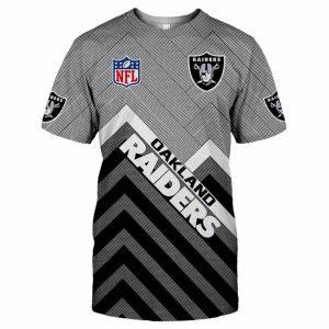 Oakland Raiders Logo Lovely Cheap Gift For Fans AOP T-Shirt