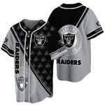 Oakland Raiders Multi Logo Baseball Jersey