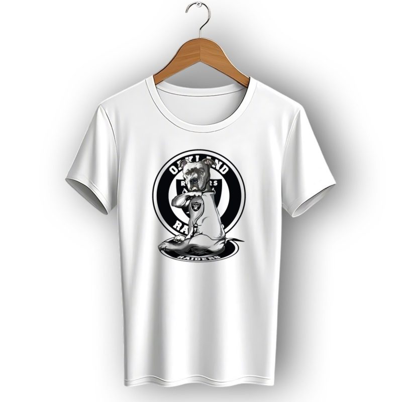 Oakland Raiders Pitbull Fan T Shirt 1 T Shirt 1