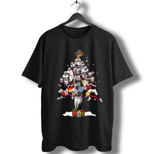 Oakland Raiders Players Christmas Tree T-Shirt