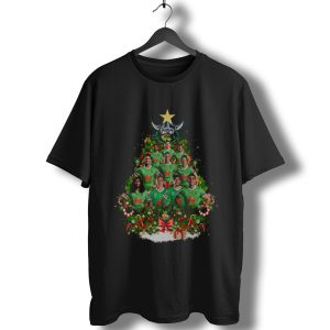 Oakland Raiders Roster Christmas Tree T-Shirt