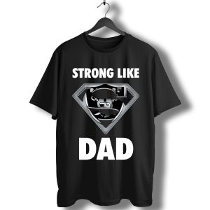 Oakland Raiders Strong Like Dad Superman T-Shirt
