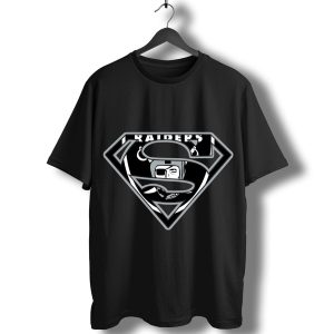 Oakland Raiders Superman Logo T-Shirt