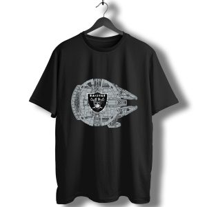Oakland Raiders The Millennium Falcon Star Wars T-Shirt