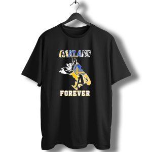 Oakland Raiders Warriors Athletics Oakland Forever T-Shirt