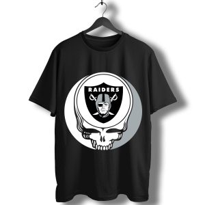 Oakland Raiders Your Face Football Fan Supporter Grateful Dead T-Shirt