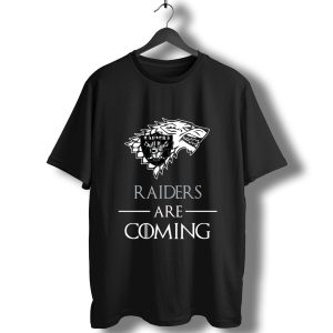 Oakland Raiders Stark House Are Coming Funny Game Of Thrones T-Shirt