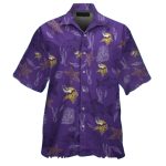 Ocean Coral Pattern Minnesota Vikings Hawaiian Shirt