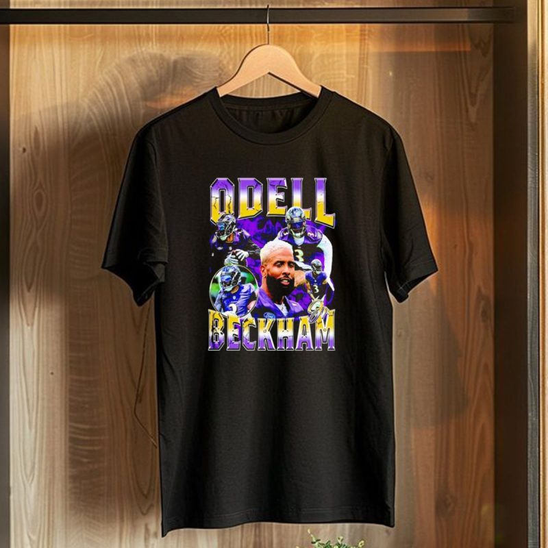 Odell Beckham Jr Baltimore Ravens Football Player Highlights T Shirt 1 T Shirt 1