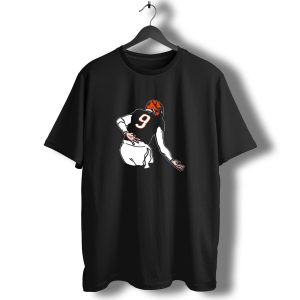 Oe Burrow Griddy Number 9 Cincinnati Bengals NFL Player T-Shirt