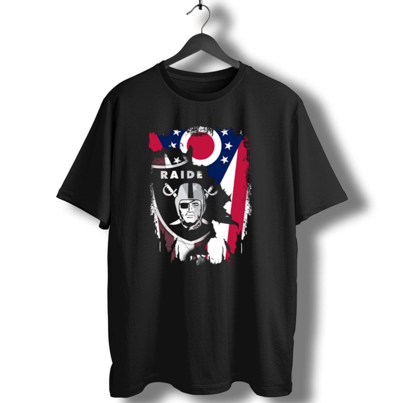 Ohio Pride With Raiders Logo Fusion T Shirt 1 T Shirt 1