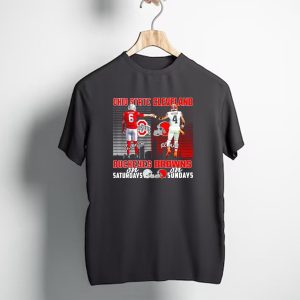 Ohio State Buckeyes Saturdays McCord Cleveland Browns Sundays Watson T-Shirt