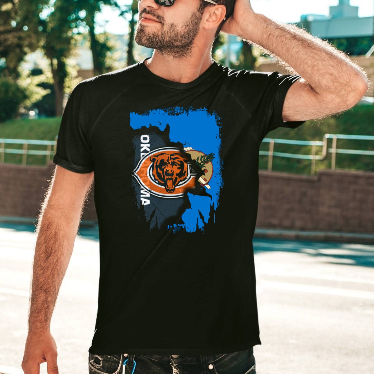 Oklahoma-Chicago-Bears-Logo-Mashup-T-Shirt-1_t-shirt-4_5