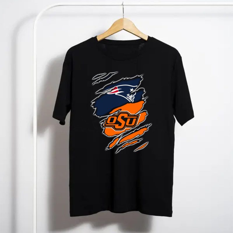 Osu Cowboys Patriots Logo Mashup T Shirt T Shirt 1