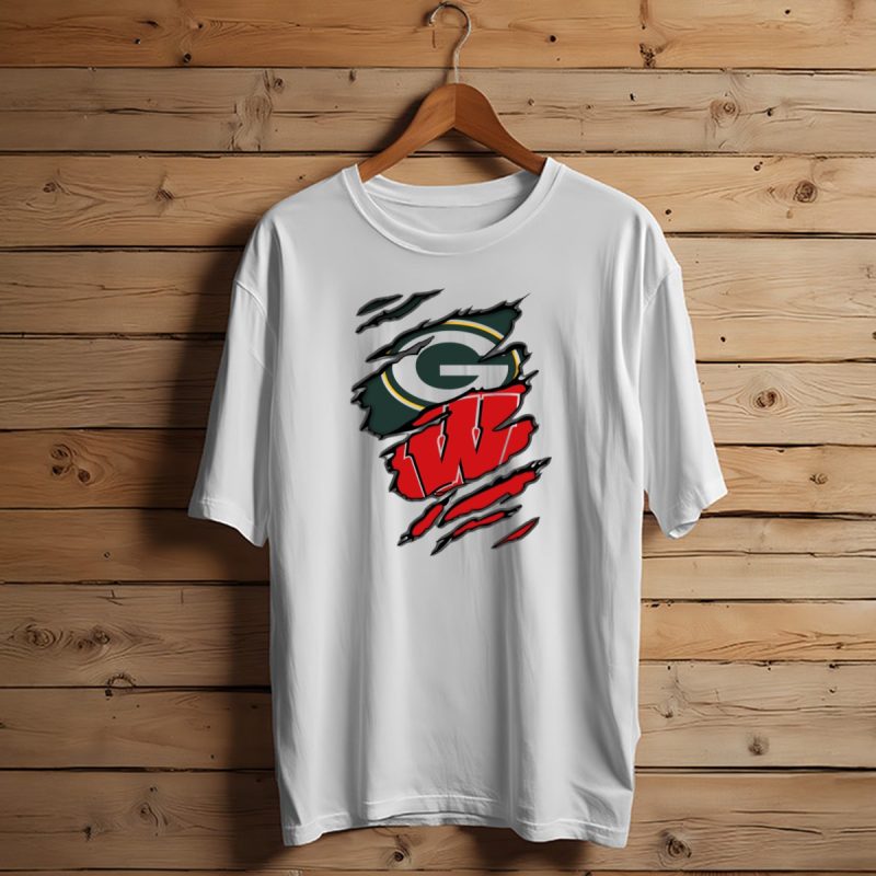 Packers Badgers Green Bay Wisconsin Football Fans T Shirt T Shirt 1 1