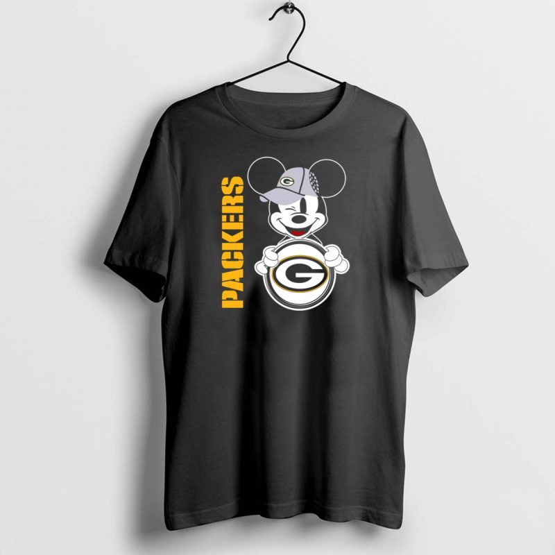 Packers G Logo With Winking Mickey Mouse Ears Hat T Shirt 1 1 T Shirt 1 1