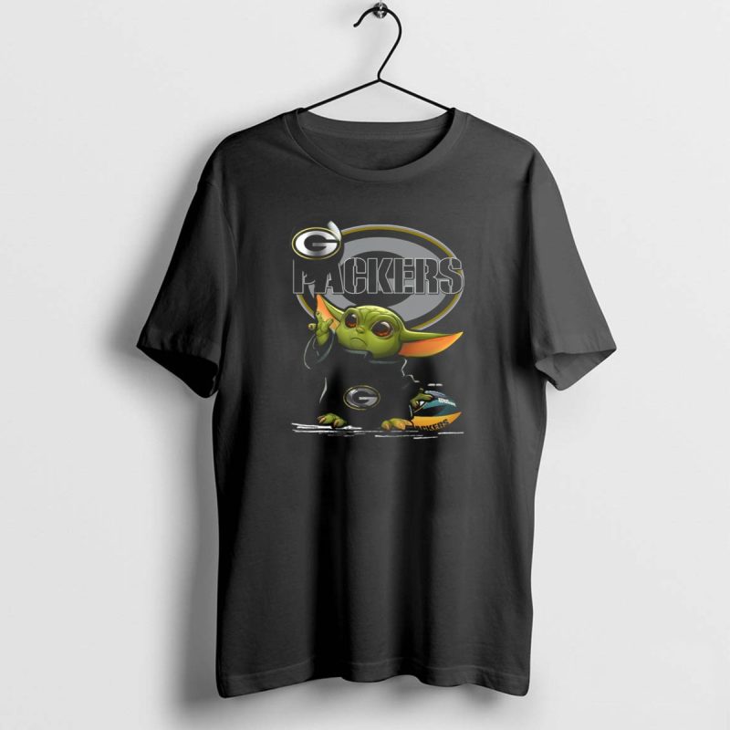 Packers Green Bay Baby Yoda Football Fan T Shirt 1 1 T Shirt 1 1