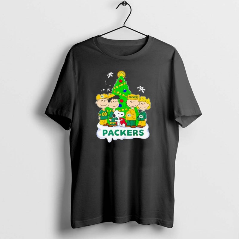 Packers Peanuts Characters Christmas Tree T Shirt 1 1 T Shirt 1 1