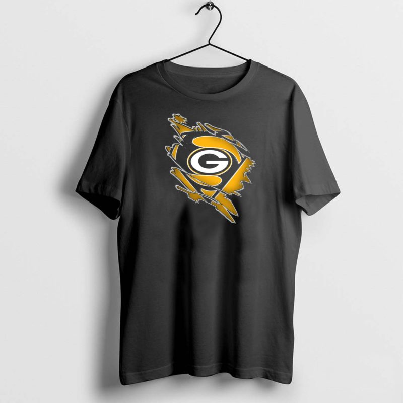 Packers Super Logo Hero Fan Gear T Shirt 1 1 T Shirt 1 1