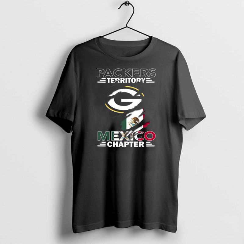 Packers Territory Mexico Chapter Green Bay Logo Mexican Flag T Shirt 1 1 T Shirt 1 1