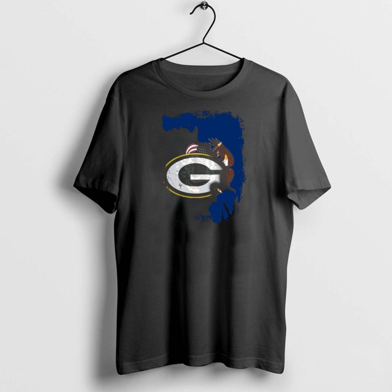 Packers Together Utah State Pride American Eagle Flag T Shirt 1 1 T Shirt 1 1