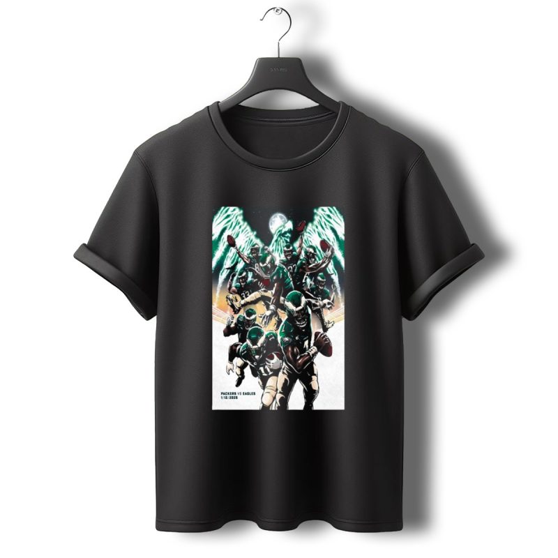 Packers Vs Eagles 1 12 2025 Lincoln Financial Field Matchup T Shirt T Shirt 0 1