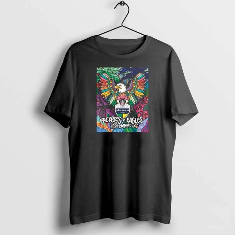 Packers Vs. Eagles Nfl Sai%C2%83O Paulo Game September 6Th T Shirt 1 1 T Shirt 1 1