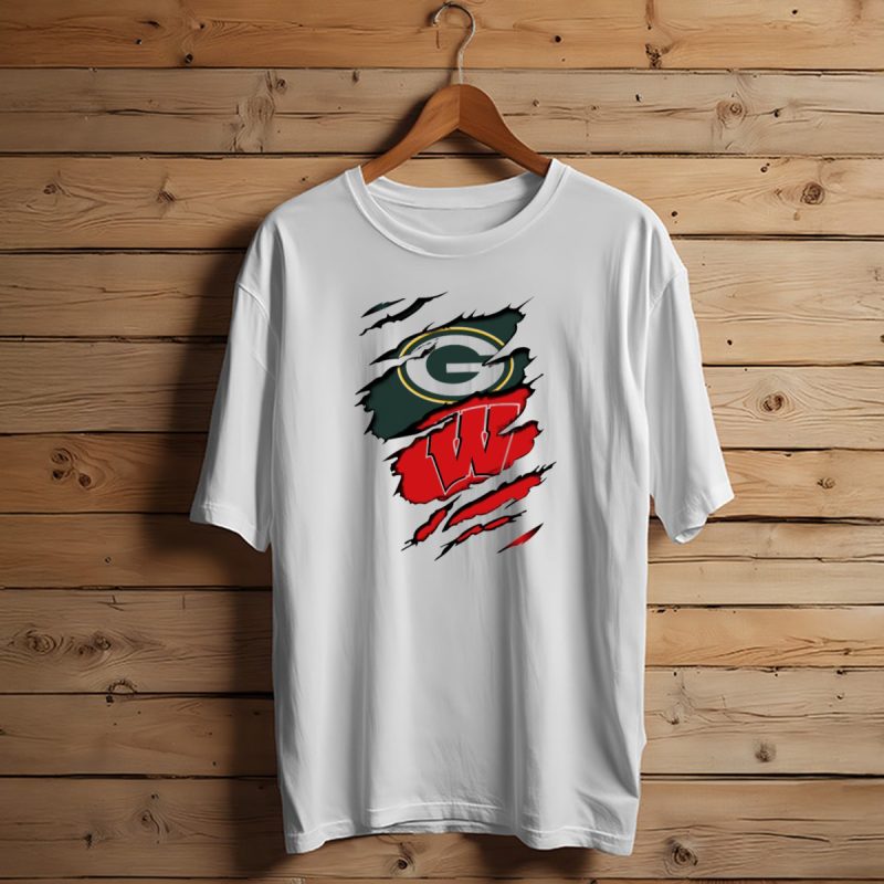 Packers Wisconsin Badgers Packers Wisconsin T Shirt T Shirt 1 1