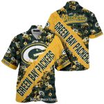 Packers With Detailed Green Bay Legacy Tribute Hawaiian Shirt