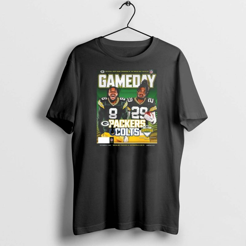 Packers Vs Colts Gameday Official 2024 Program September 15 Lambeau Field T Shirt 1 1 T Shirt 1 1