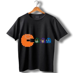 Pacman American Football Chicago Bears T-Shirt