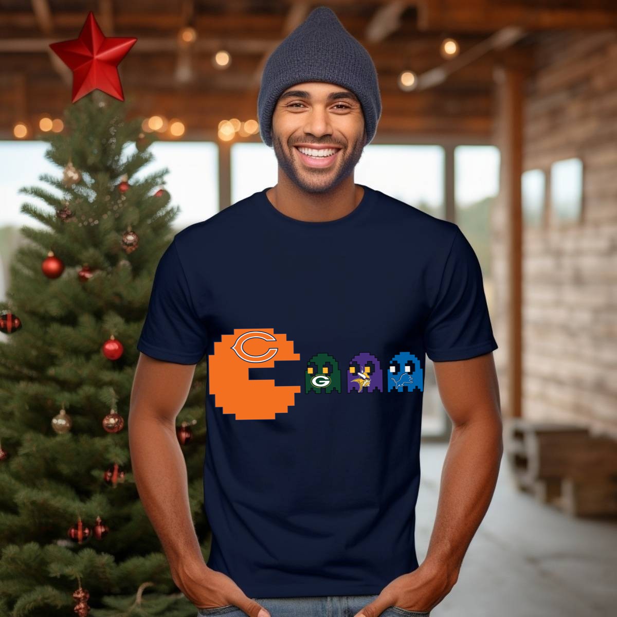 Pacman-American-Football-Chicago-Bears-shirt_t-shirt-3_4