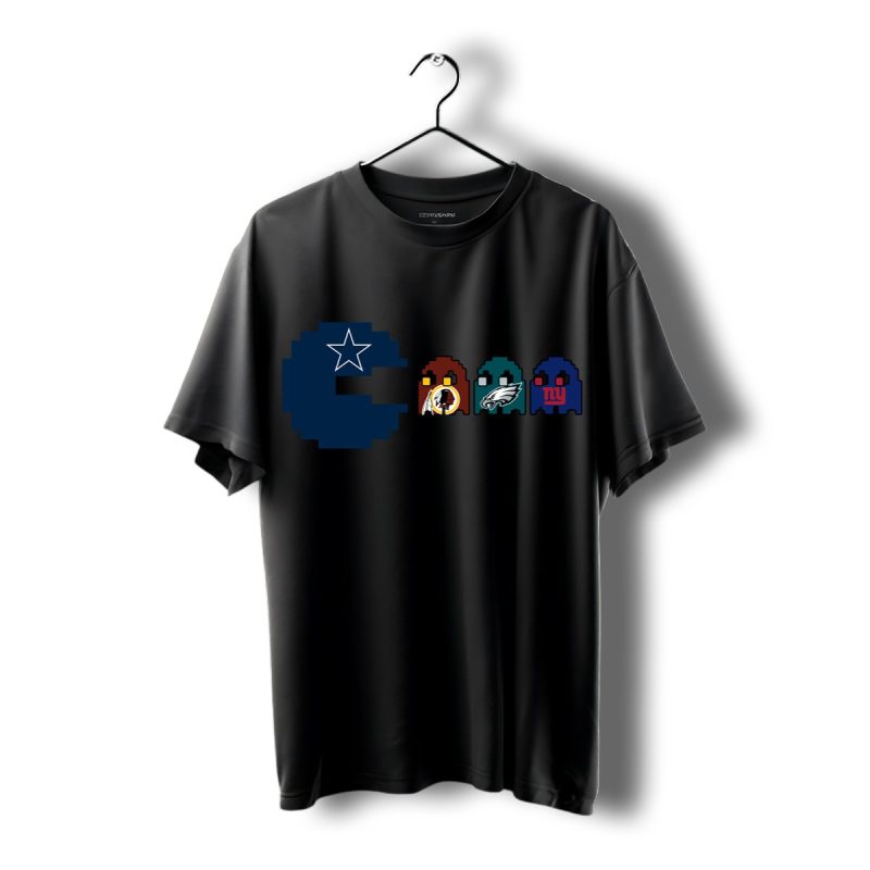 Pacman American Football Dallas Cowboys Shirt T Shirt 1