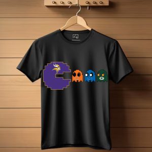 Pacman American Football Minnesota Vikings T-Shirt