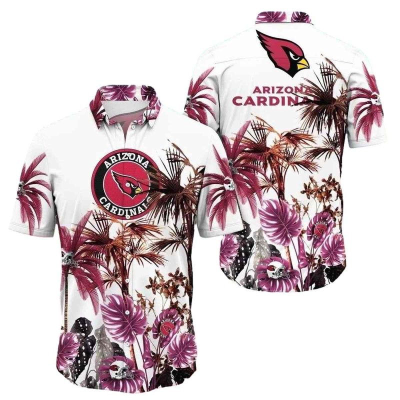 Palms And Passes Arizona Cardinals Hawaiian Shirt 1