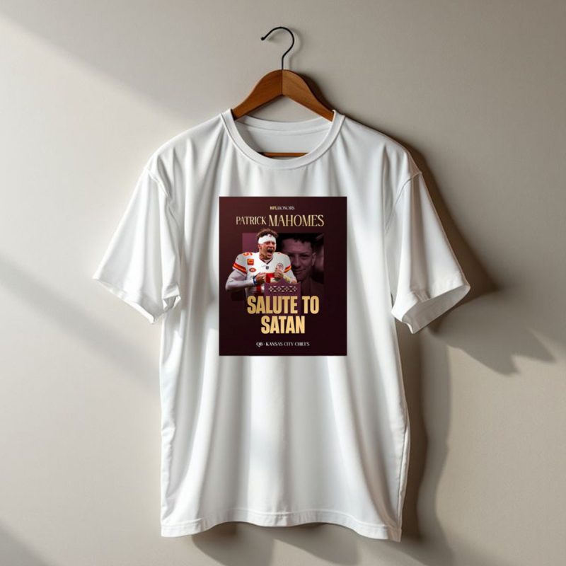 Patrick Mahomes Honors Kansas City Chiefs Qb Salute To Satan T Shirt T Shirt 1 1