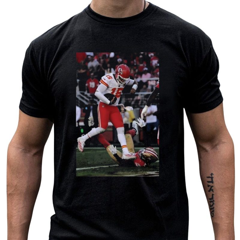Patrick Mahomes Kansas City Chiefs Vskids T Shirt Fsan Francisco 49Ers Football Action T Shirt T Shirt 1 1