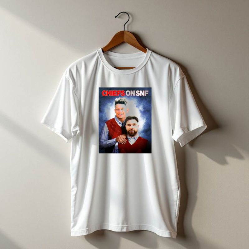 Patrick Mahomes Travis Kelce Chiefs On Snf New Heights Step Brothers T Shirt T Shirt 1 1